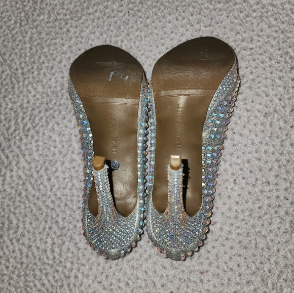 Brand New Thalia Sodi Stunning 😍 Silver Crystal Heels - Picture 10 of 16